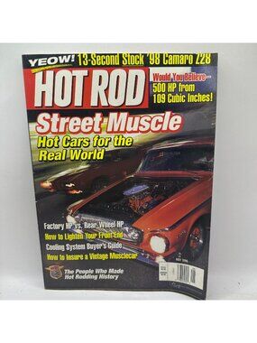 Hot Rod Magazine May 1998 Street Muscle Classic Cars Collectors Issue Pre-Owned
